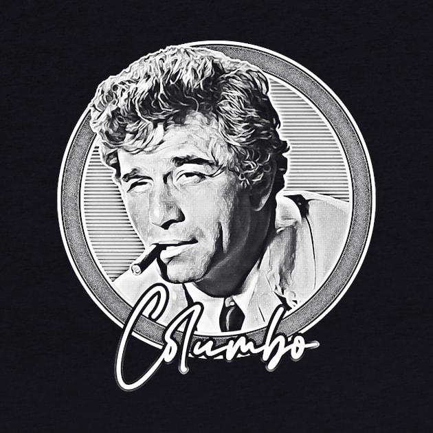 Columbo  Retro TV Fan Design by susanlguinn